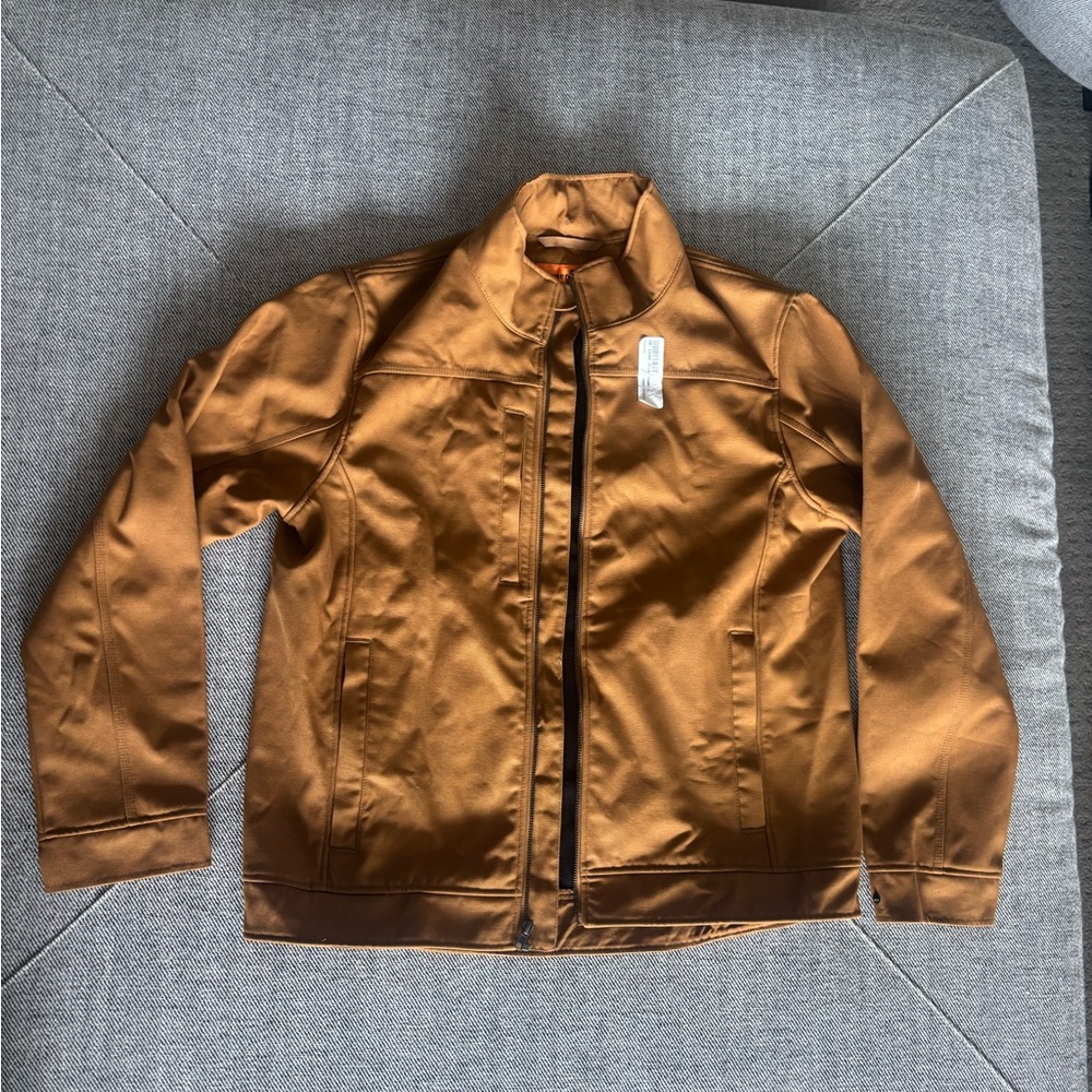 Men's Tan Heavy Duty Canvas Jacket